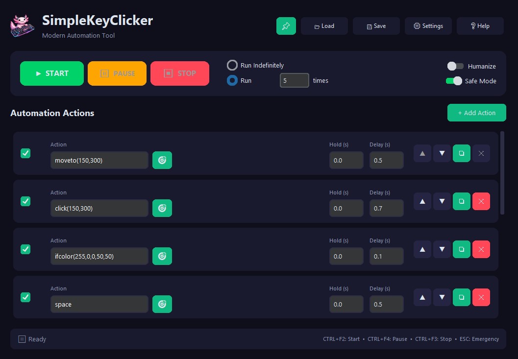 SimpleKeyClicker Screenshot